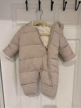 Mango baby snowsuit - perfect condition - size 1-3 months